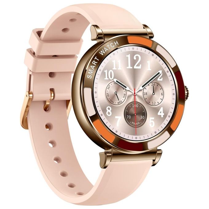 Trevi T-FIT 245L Smartwatch con Funzione Chiamata Wireless Display Full Touch 1.27'' IPS Bluetooth 5.0 Resistente all'Acqua IP67 colore Rosa