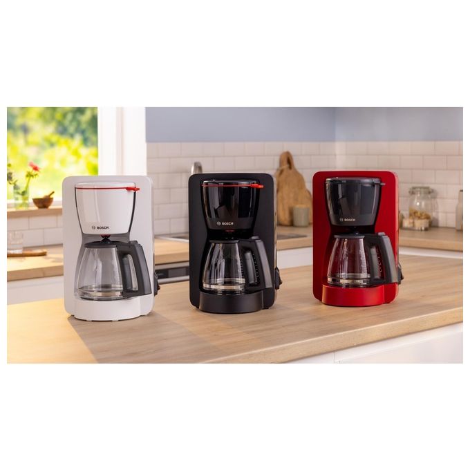 Bosch TKA2M114 Macchina da caffe' Manuale 1,25 L 15 tazze Funzione Mantieni al Caldo colore Rosso 1200