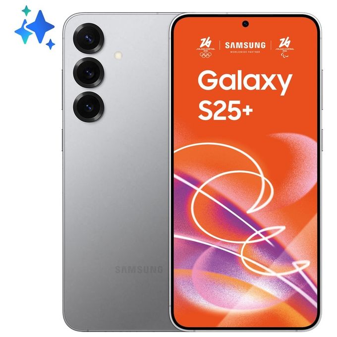 Samsung 8806095857589 Galaxy S25+ Telefono Cellulare 512GB colore Silver Shadow