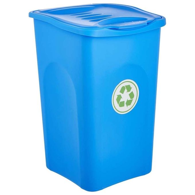 Stefanplast Pattumiera Be-green blu 50 litri
