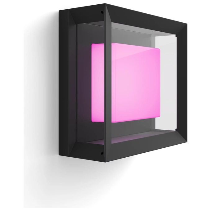 Philips Hue Econic Led Lampada da Parete Quadrata Nero