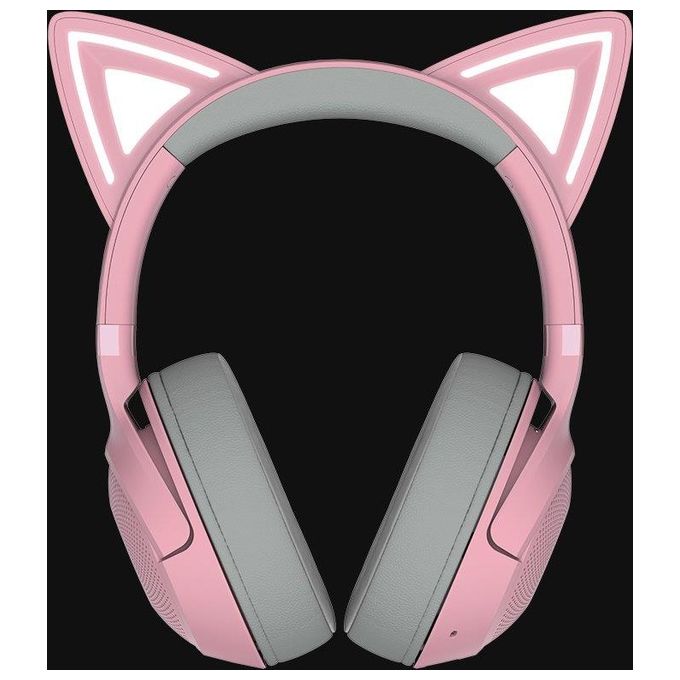 Razer RZ04-04860100-R3M1 Kraken Kitty V2 Auricolare Bluetooth 5.2 Gaming con Driver TriForce 40 mm e Illuminazione RGB Razer Chroma colore Rosa