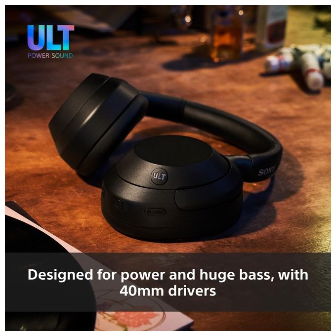 Sony WHULT900NH ULT WEAR Cuffie a Padiglione Wireless Bluetooth 5.2 Noise Cancelling ANC Autonomia 30 ore colore Forest Gray