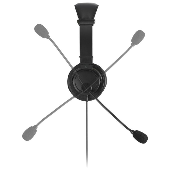 Kensington K97457WW Cuffie a Padiglione USB-C HiFi con Microfono Orientabile Cablato 1,8 m colore Nero