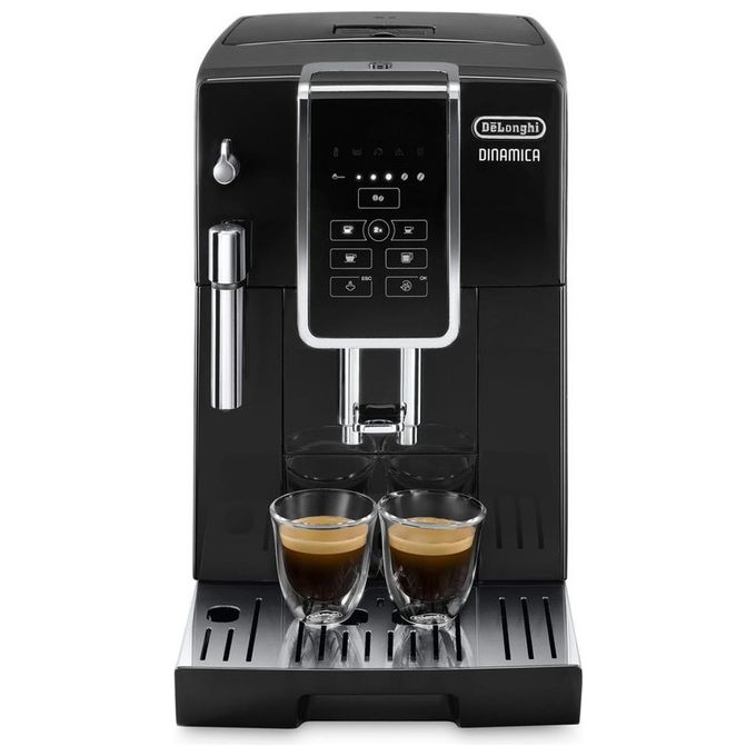 DeLonghi ECAM35015.B Dinamica Macchina da Caffe' Sistema Automatico Potenza 1450 W Capacita' 1,8 Litri Display LCD Vapore Rapido LatteCrema System Nero