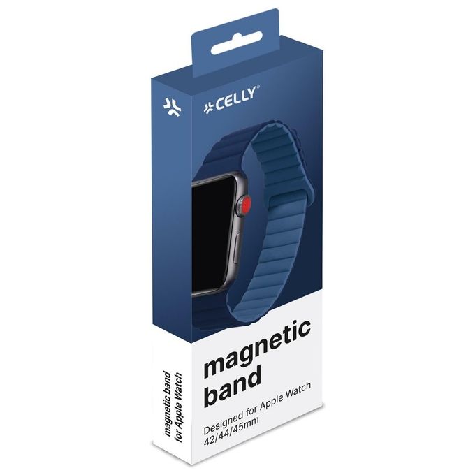 Celly Watchband 42-44-45mm Magenta Nero