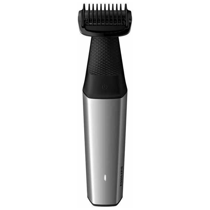 Philips BG5021-15 BODYGROOM Series 5000 Rifinitore corpo e inguine impermeabile 60 min autonomia uso bagnato e secco colore Nero Argento