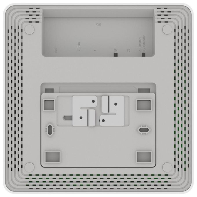 Keenetic KN-2810 Orbiter Pro Router Mesh Wi-Fi AC1300 Dual-band Smart Switch Gigabit 2 Porte PoE colore Bianco