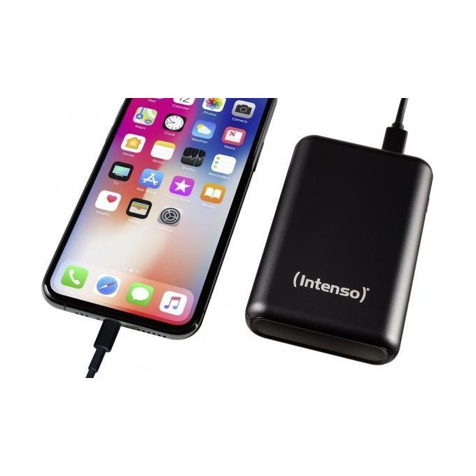 Intenso A10000 Powerbank 10000 mAh Ricarica Rapida 20W PD 3.0 QC 3.0 USB-C USB-A colore Antracite
