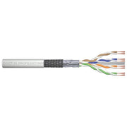 Digitus Cavo Flessibile Doppia Schermatura Sf-Utp Halogenfree per Reti Categoria 6 in Rame Matassa 100mt