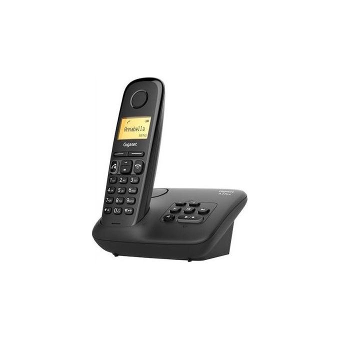 Gigaset A270A Cordless DECT Display 1,5'' Vivavoce Rubrica Segreteria Nero