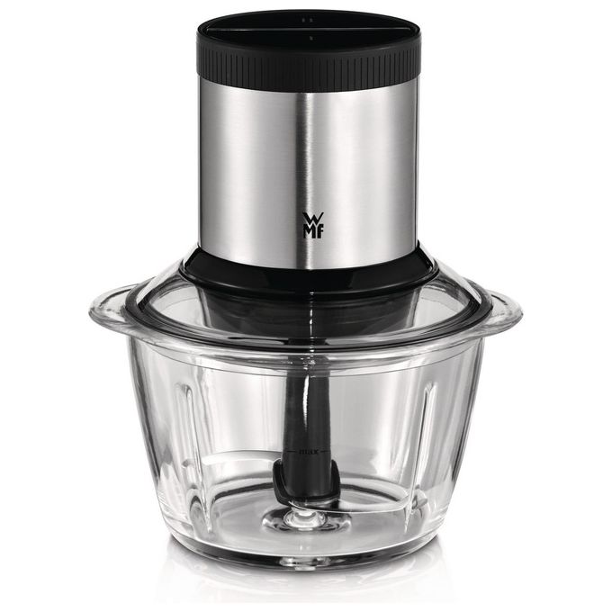 WMF 04.1659.0011 Kult X Chopper Elettrico Capacita' 1 L Potenza 320 W Velocita' Regolabili 2 Materiale Ciotola Vetro Materiale Lama Acciaio Inox colore Cromargan