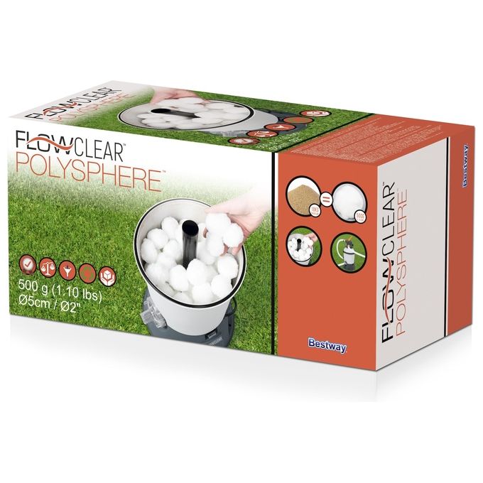Bestway Polisfera per Filtro Sabbia g 500