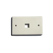 Digitus placca porta frutti 1 posizione x jack utp-stp colore chiaro