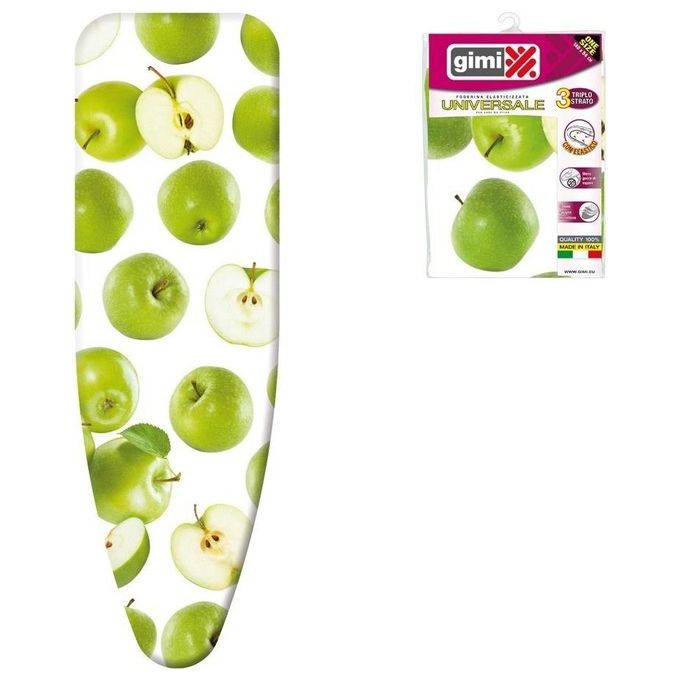 Gimi Fodera per asse da stiro 126x45cm in cotone Fantasie Assortite