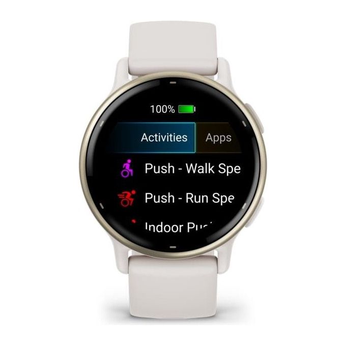 Garmin 010-02862-11 Vivoactive 5 Smartwatch GPS AMOLED 1.2'' 4 GB Wi-Fi NFC Body Battery 11 giorni colore Bianco