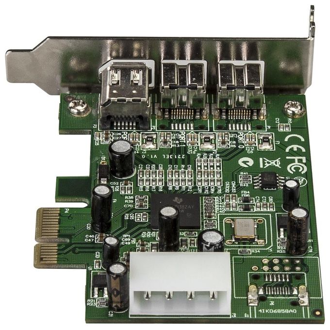 StarTech Scheda adattatore PCI Express FireWire 2b 1a 1394 a basso profilo - 3 porte