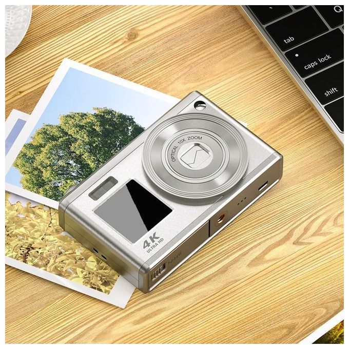 AgfaPhoto DC9200 Realishot Fotocamera Compatta 24 MP CMOS Zoom Ottico 10x Video 4K Schermo 2,8'' colore Argento