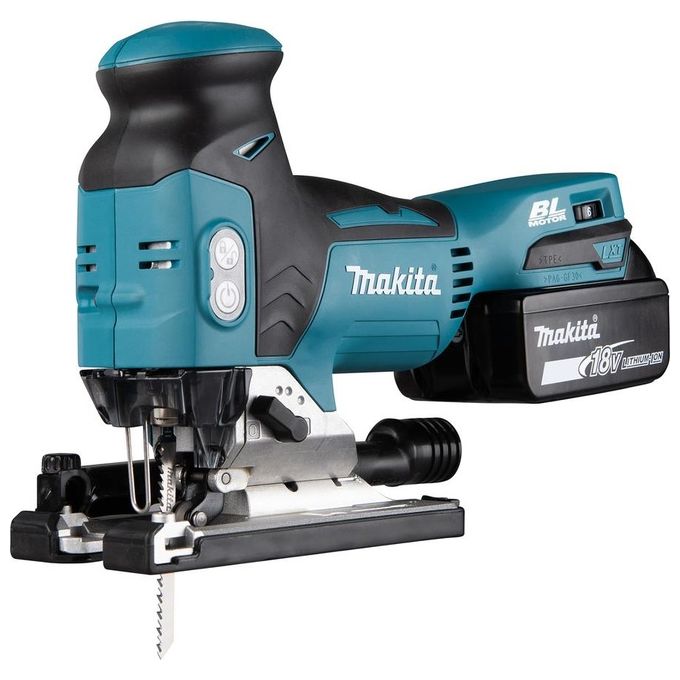 Makita DJV181RTJ Seghetto Alternativo a Batteria 18V con 2 Batterie 5,0 Ah e Valigetta Makpac colore Nero
