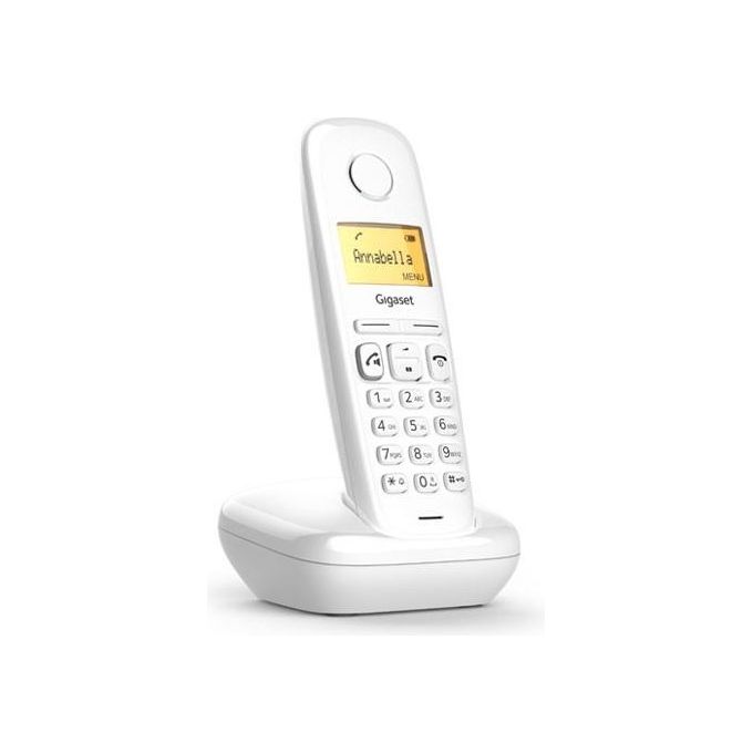 Gigaset A270 Cordless DECT Display 1,5'' Vivavoce Rubrica Bianco