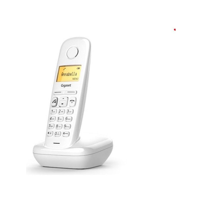 Gigaset A270 Cordless DECT Display 1,5'' Vivavoce Rubrica Bianco