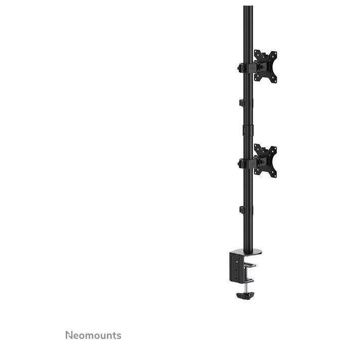 NewStar Montaggio a Scrivania per 2 Display Lcd Tilt and Swivel Nero Dimensione Schermo 10''-32