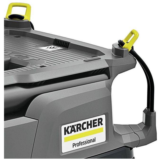 Kärcher NT 30-1 TACT L Aspirapolvere Umido Secco Filtro PES 30 L 1380 W 69 dB colore Nero Grigio Giallo