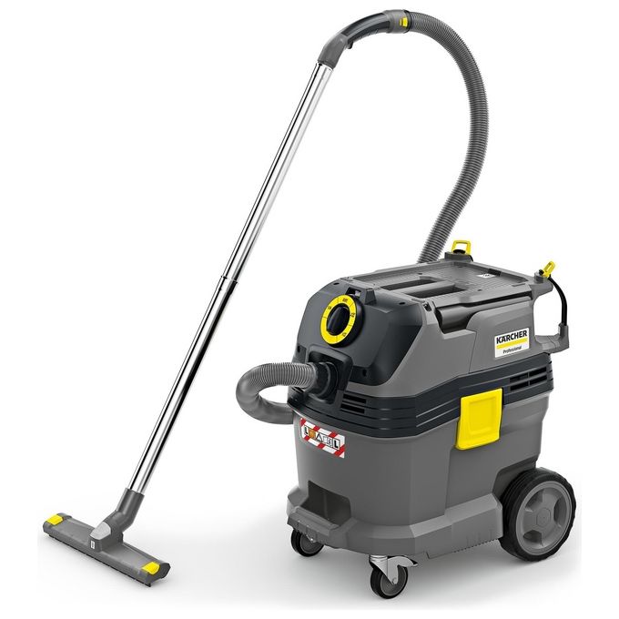 Kärcher NT 30-1 TACT L Aspirapolvere Umido Secco Filtro PES 30 L 1380 W 69 dB colore Nero Grigio Giallo