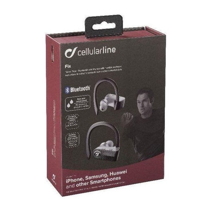 Cellular Line BTFIXSPORTTWSK Auricolare Fix Wire-Free