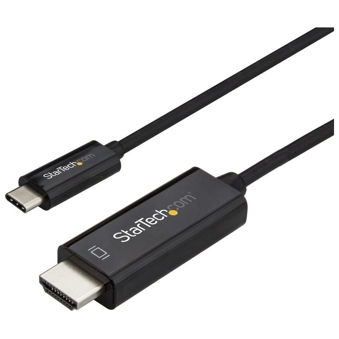 StarTech CDP2HD3MBNL Cavo USB C a HDMI 3 m 4K 60Hz Compatibile Thunderbolt 3 colore Nero