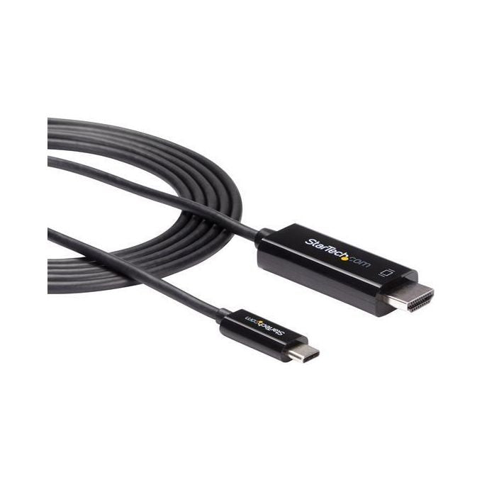 StarTech.com CDP2HD2MBNL Cavo adattatore USB C a HDMI 2m 4K 60Hz HDMI 2.0 Thunderbolt 3 colore Nero