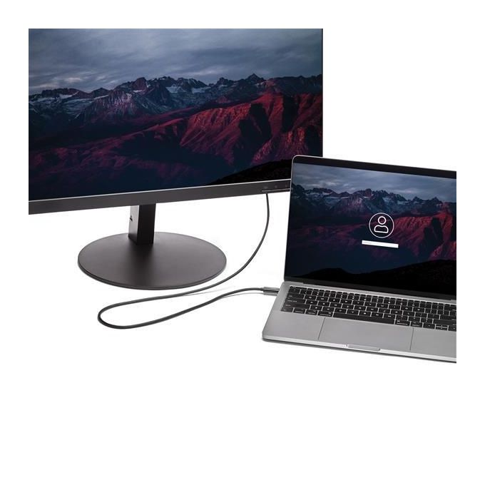 StarTech.com CDP2HD2MBNL Cavo adattatore USB C a HDMI 2m 4K 60Hz HDMI 2.0 Thunderbolt 3 colore Nero