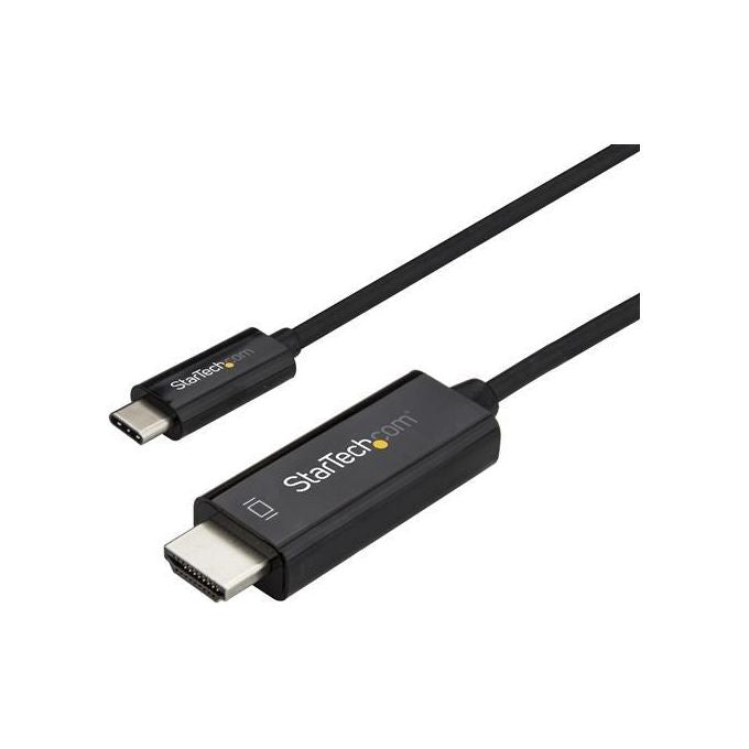 StarTech.com CDP2HD2MBNL Cavo adattatore USB C a HDMI 2m 4K 60Hz HDMI 2.0 Thunderbolt 3 colore Nero