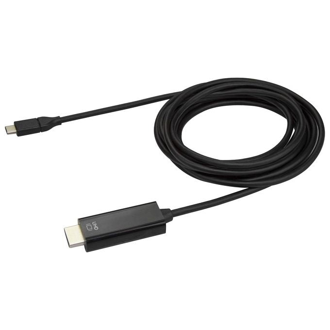 StarTech CDP2HD3MBNL Cavo USB C a HDMI 3 m 4K 60Hz Compatibile Thunderbolt 3 colore Nero