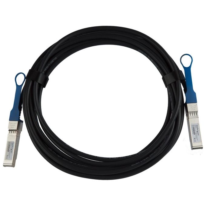 StarTech JG081CST Cavo con attacco diretto Twinax passivo SFP+ 5 m 10 Gbps compatibile HP SFP+ maschio-maschio colore Nero