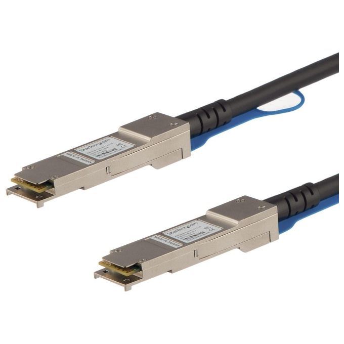 StarTech.com QSFPH40GCU1M Cavo Modulo QSFP+ ad attacco diretto 40 Gbps DAC Passivo Lunghezza 1 m colore Nero