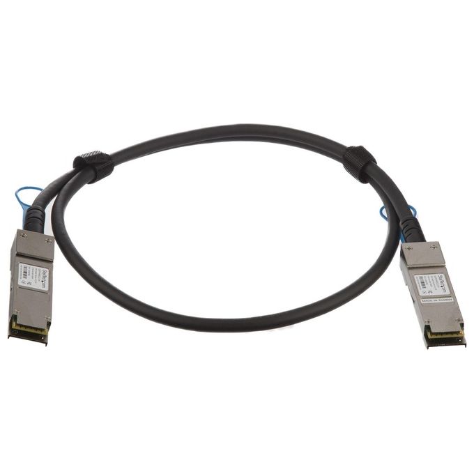 StarTech.com QSFPH40GCU1M Cavo Modulo QSFP+ ad attacco diretto 40 Gbps DAC Passivo Lunghezza 1 m colore Nero