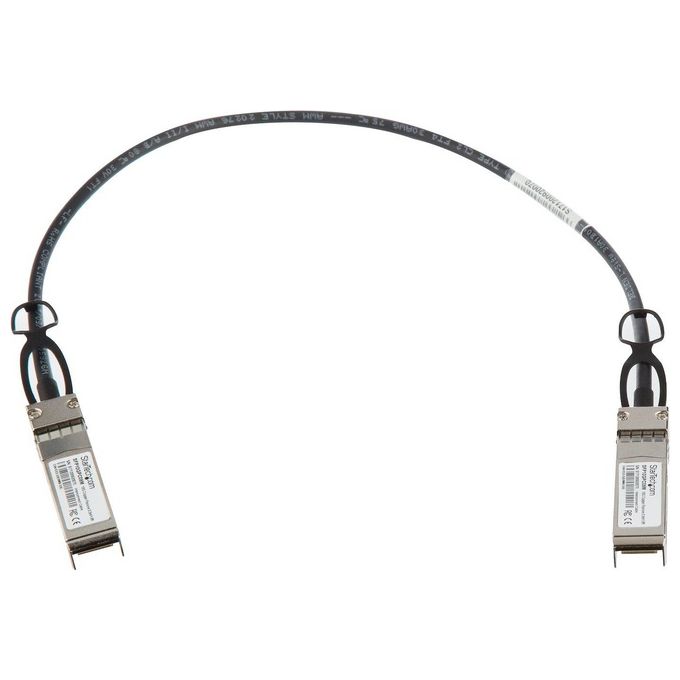 StarTech SFP10GPC05M Cavo SFP+ Twinax Passivo 10 Gbps MSA Compatibile 0,5 m colore Nero
