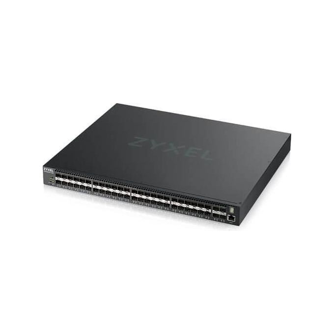 Zyxel XGS4600-52F-ZZ0101F XGS4600 Switch Gestito L3 48 Porte SFP+ Gigabit 4 Porte SFP+ 10G Supporto Routing IP colore Nero