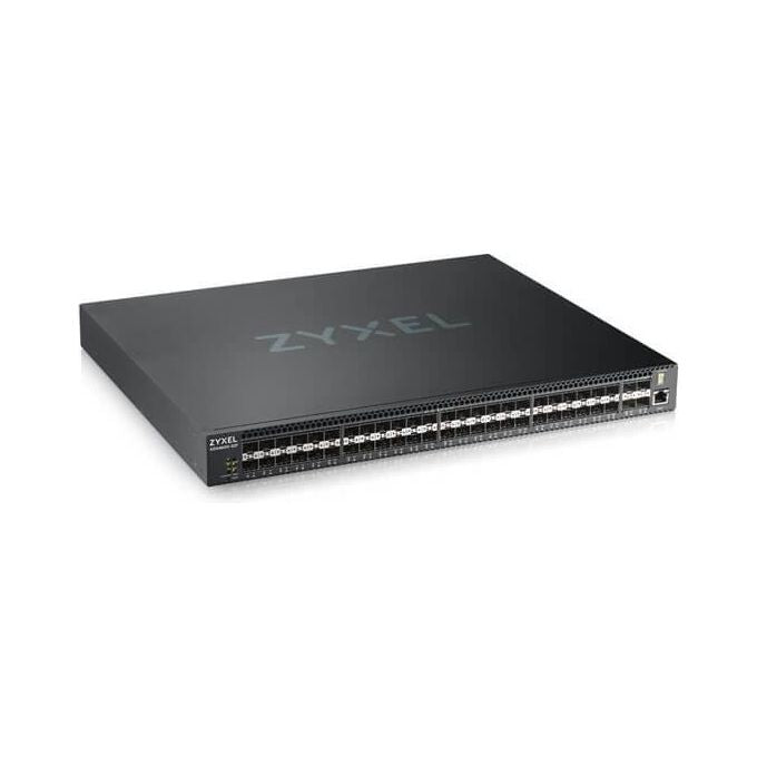 Zyxel XGS4600-52F-ZZ0101F XGS4600 Switch Gestito L3 48 Porte SFP+ Gigabit 4 Porte SFP+ 10G Supporto Routing IP colore Nero