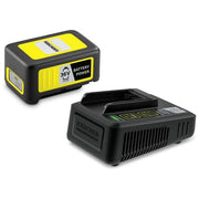 KÄRCHER 2.445-064.0 Starter Kit Batteria e Caricabatterie 36 V 2.5 Ah con Tecnologia Real Time e Protezione IPX5 colore Nero Giallo
