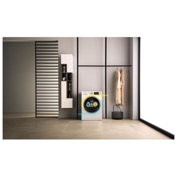 Whirlpool FFWDD 107625 WBS IT FreshCare Lavasciuga Frontale 10-7 Kg 1600 rpm Classe E Inverter 6° SENSO (85x60x60 cm) colore Bianco