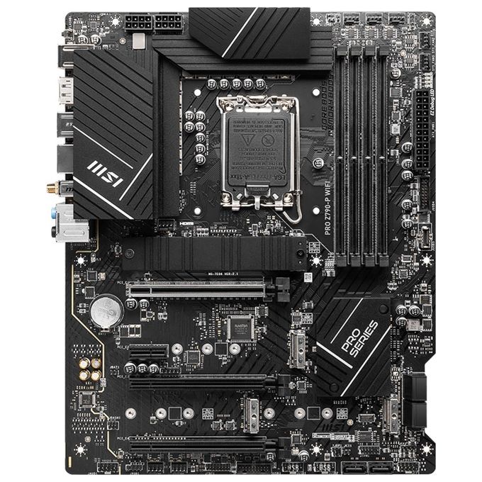 MSI PRO Z790-P WIFI Scheda Madre ATX Intel Z790 LGA 1700 DDR5 128 GB Wi-Fi 6 Bluetooth 5.3 2.5 Gigabit Ethernet colore Nero