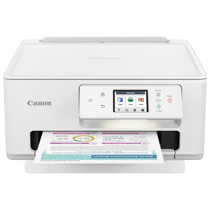 Canon TS7650I PIXMA Stampante Multifunzione Inkjet A4 1200x1200 DPI Wi-Fi Fronte Retro LCD Touch colore Bianco