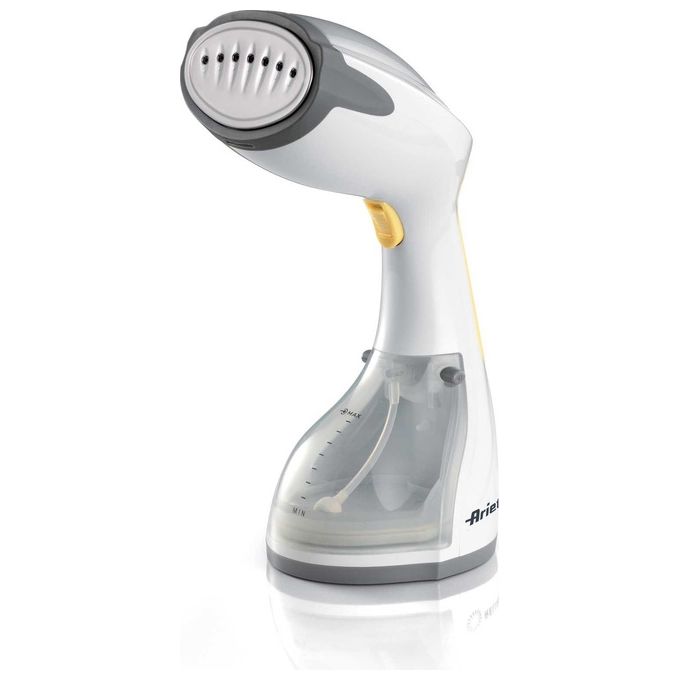 Ariete 4167 - Stiratrice Verticale Piastra in acciaio inox Vapore potente e continuo Spazzola pelucchi 1200W Capacita' 260ml Bianco-Grigio