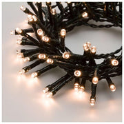Lotti Filo Luci Catena Led a Batteria 7.20mt 180 Led Bianco Caldo