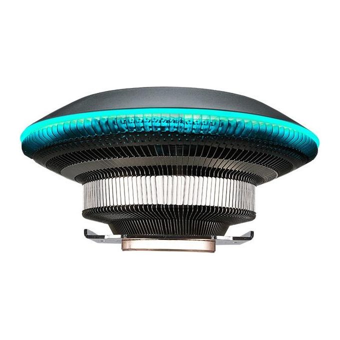 Cooler Master Ventola per cpu G100m ufo rgb Intel Lga775-2066 amd Am4-fm1 145x145x74.5mm 30dba 600-2400rpm 4p