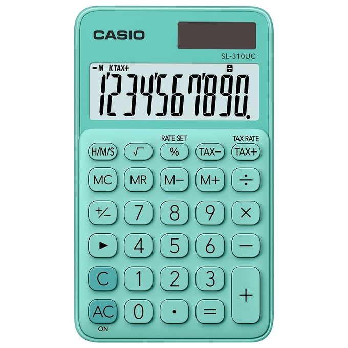 Casio SL-310UC-GN Calcolatrice da Ufficio