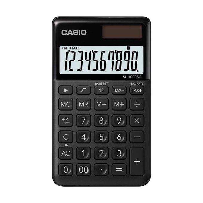 Casio Calcolatrice Tascabile Nero