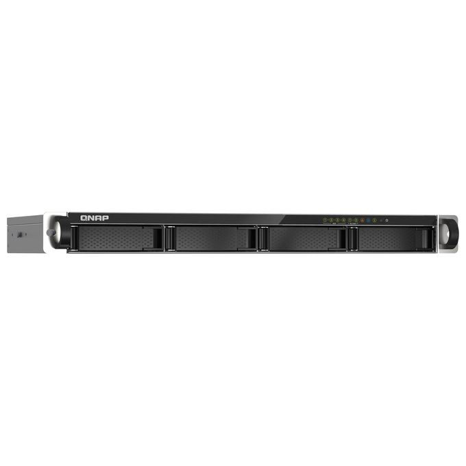 Qnap TS-435XEU-4G NAS Rack 1U 4 Bay Marvell CN9131 Quad Core 4 GB DDR4 2x 10GbE SFP+ 2x 2.5GbE colore Nero